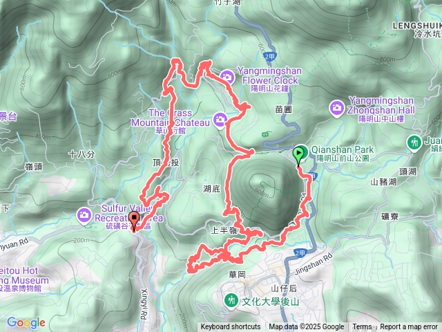 陽明山七連瀑(白雲瀑布到龍鳳谷步道)