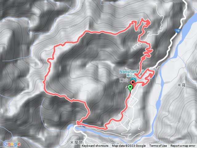 20230826佐米縱走O型(宜蘭南山村)