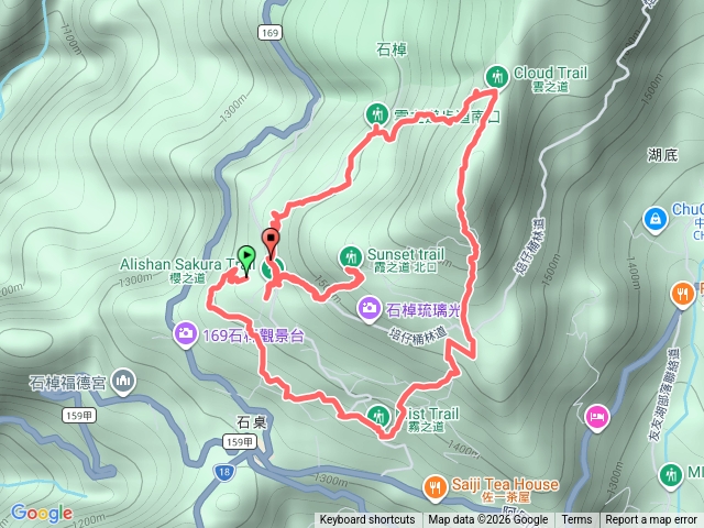 茶雲霧霞櫻之道