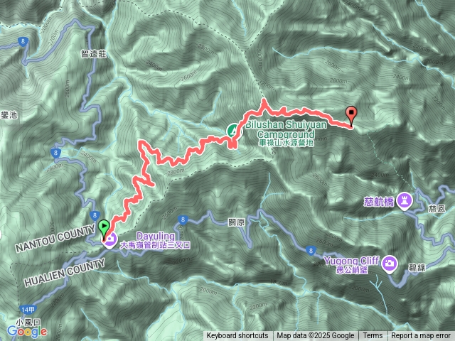 畢祿登山口-鋸東山屋