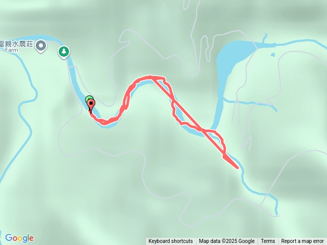 萬安溪第一瀑布地形地貌變化了預覽圖