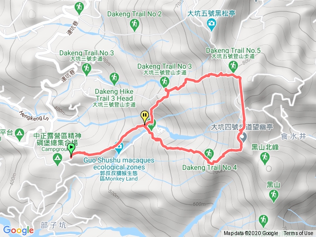 大坑步道(4號上;3號下)