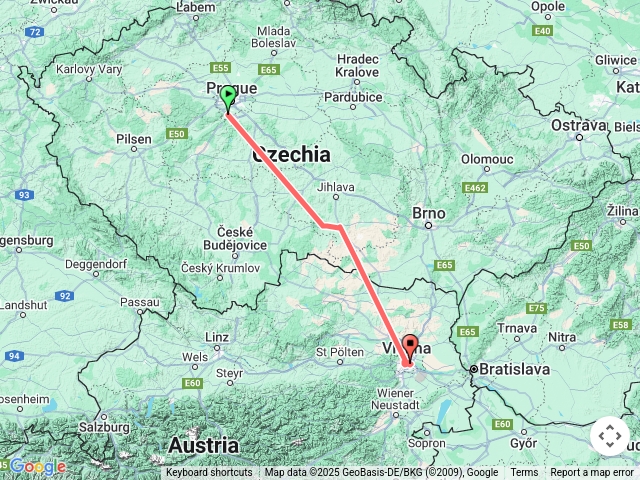 布拉格到維也納
