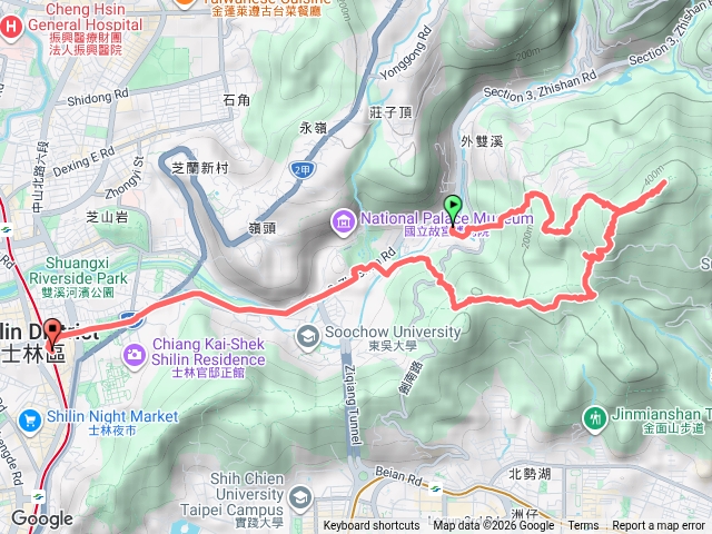燕溪古道-大崙尾山西峰-仙座台山-大崙尾山U形