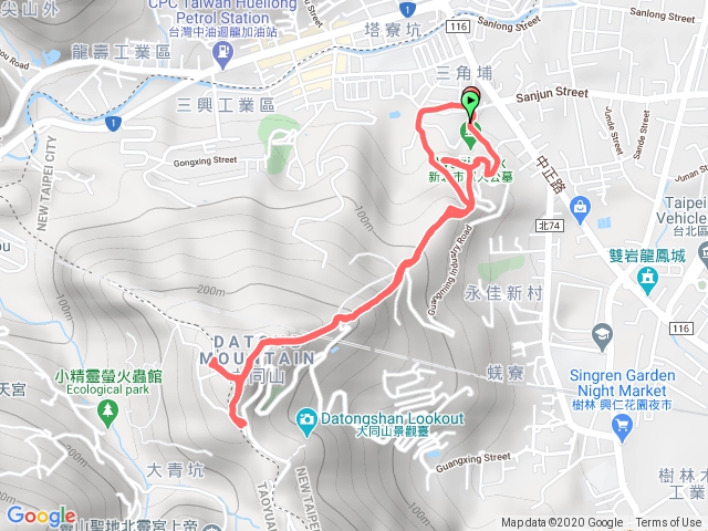 2020.10.10 樹林武器公園→三福山→三角埔頂折返