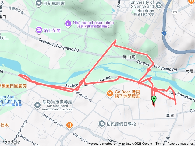 鳳山溪堤防步道健走