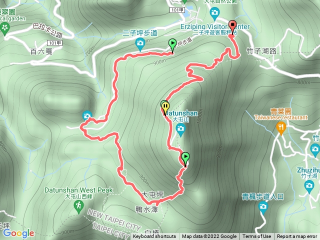 二子坪大屯坪大屯山