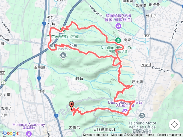 2025.04.27 大肚山越野賽18K路線