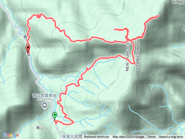 20240908雙溪青山雲霄精舍烏山古道東段610峰630峰橫山十三茶行番仔石崁古道大崙埤雙泰產道