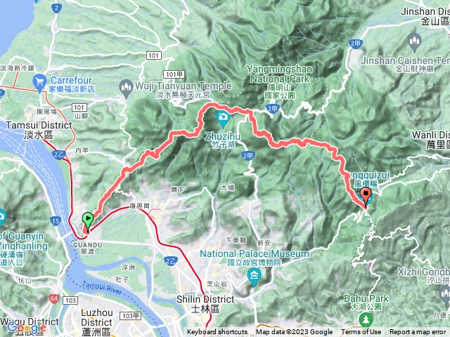 關渡-大屯山-七星山-風櫃嘴