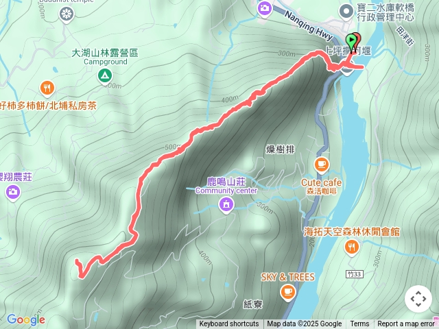 新竹竹東冷門郊山行程 : 軟橋山主.東峰，北五指山.原路來回。