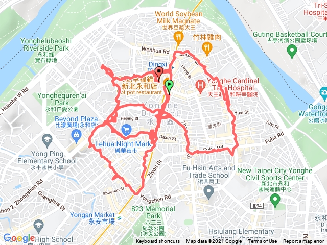2021-11-25 永和市區健走