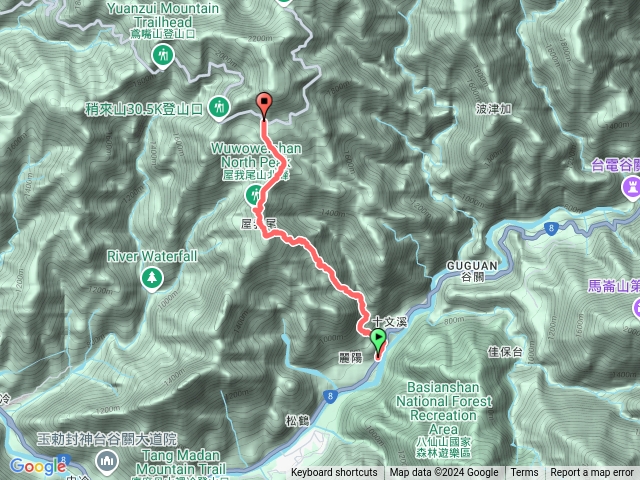 113/11/30-屋我尾山（麗陽線）谷關七雄之三-南登山口>十文溪山>屋我尾山>屋我尾山北峰>北登山口(大雪山森林遊樂區）預覽圖