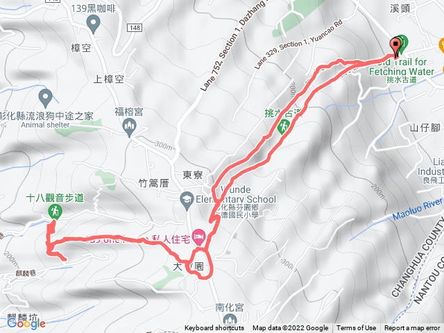 碧山古道+十八觀音步道+挑水古道