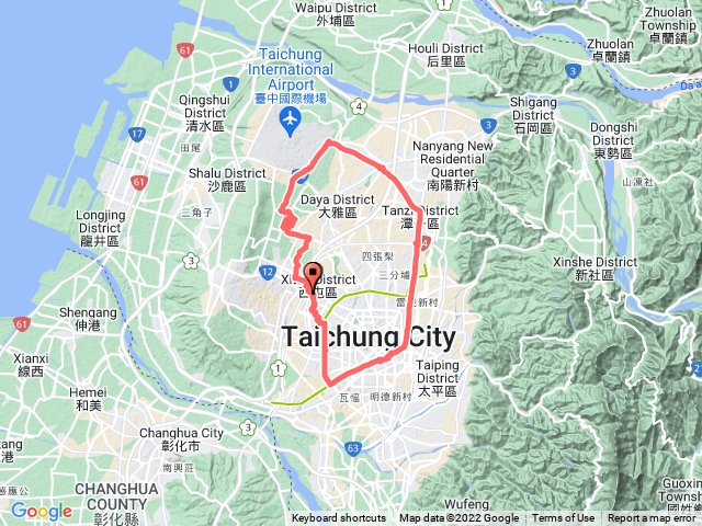 [自行車道]台中_筏子溪、中科、潭雅神、鐵道綠廊、文心路_O型路線