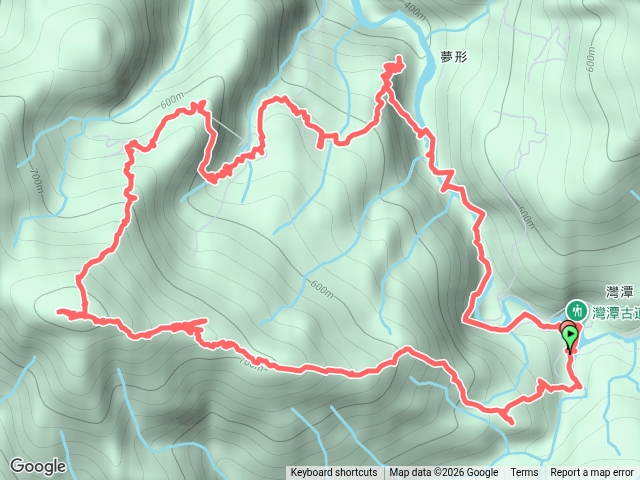 梁06-22灣潭南勢坑山竹子山橫坪尾古道O形.gpx預覽圖