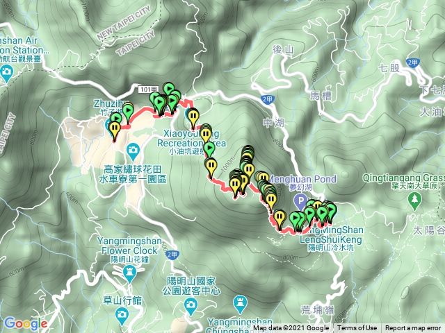 七星山群峰(東主北南)