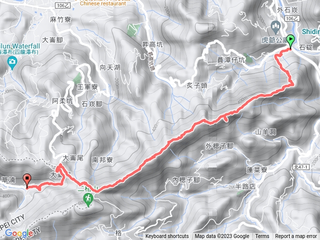 筆架連峰+猴山岳出