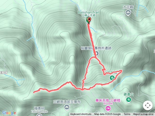 白雞山鹿窟尖山O繞