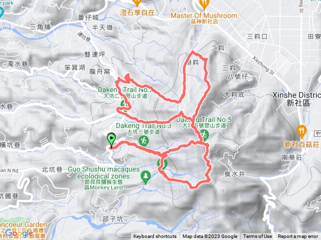 2023-03-16.大坑步道1-5號. 3號上➡️3-1號下➡️4號上➡️頭嵙山➡️5號下➡️5-1下➡️1號下➡️2號上➡️5號上➡️3號下