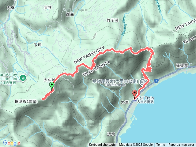 桃源谷-灣坑頭山-草嶺古道預覽圖