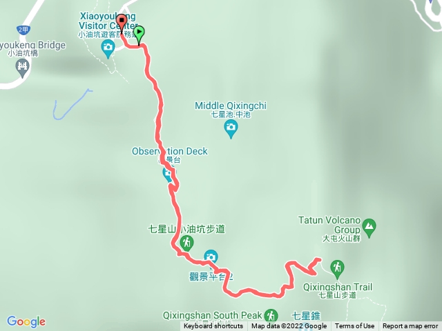 小油坑-七星山主峰
