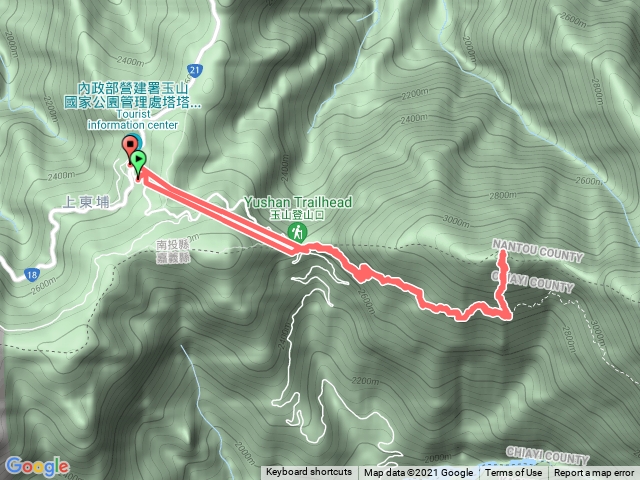 塔塔加到玉山前峰