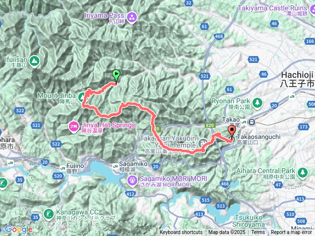 日本東京奧高尾山縱走(陣馬高原進高尾山出)