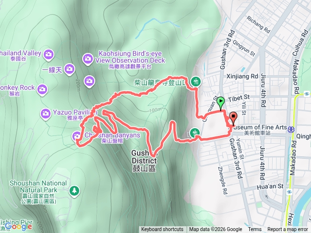 柴山龍泉寺-北嶺好漢坡-盤榕-北壽山登山口預覽圖