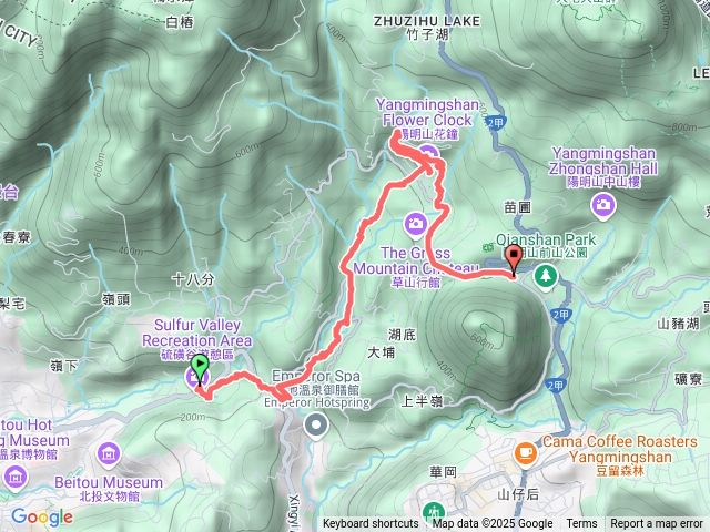 硫磺谷、龍鳯谷、陽峰古道、大屯瀑布、陽明公園、陽明山總站預覽圖