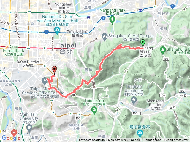 2021年臺北大縱走：尋寶任務臺北大縱走第六段：中華科技大學至捷運麟光站202201011424