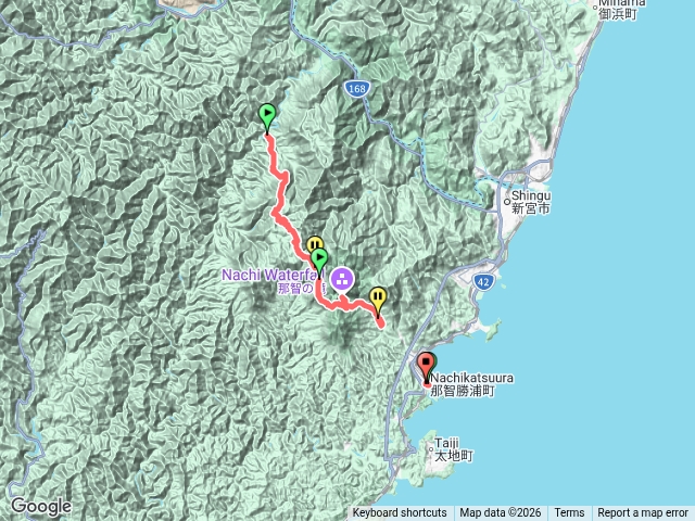 熊野古道中邊路: 大雲取越 小口自然之家-熊野那智大社