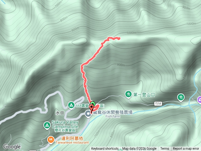 蓮包山來回