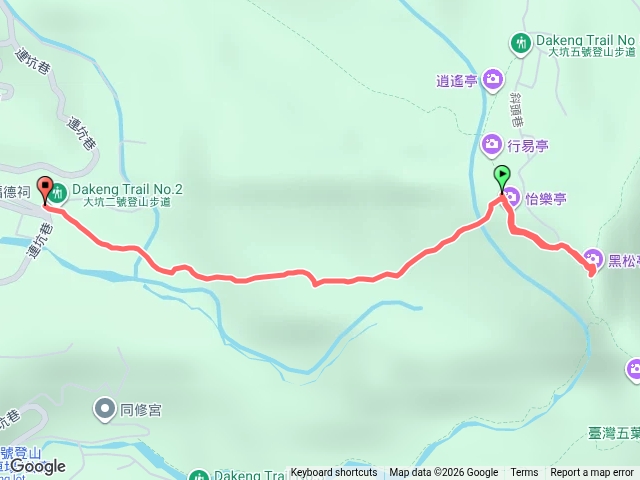 大坑2號->黑松亭預覽圖