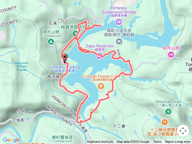 峨眉湖環湖步道-2025/02/22