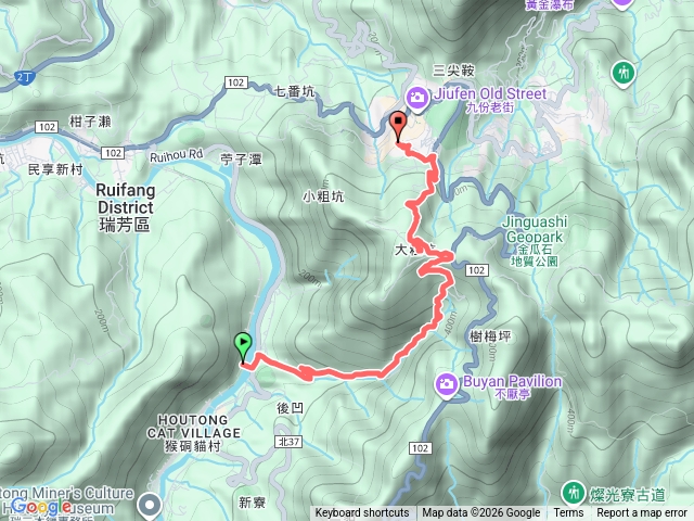 侯硐遊客中心～大粗坑古道～小金瓜露頭～阿柑姨芋圓預覽圖