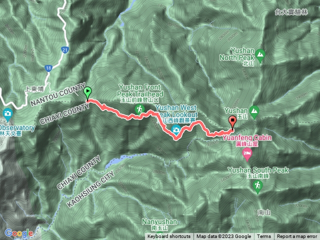肉腳登山玉山行