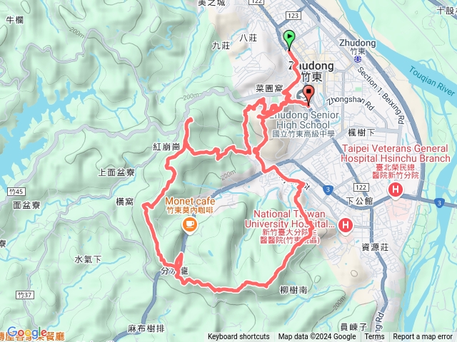 竹東三山o型連走（ 樹杞林山、新具庄山、員崠子山）預覽圖