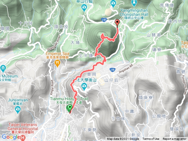 天母古道環走紗帽山