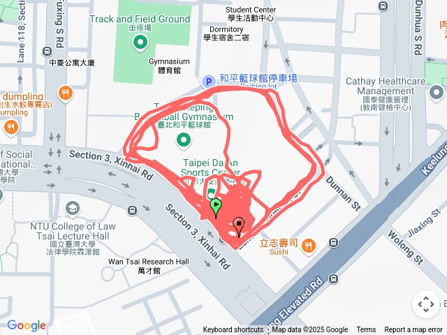 大安運動中心室內室外