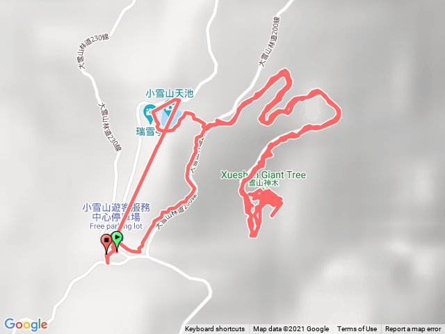 小雪山神木步道