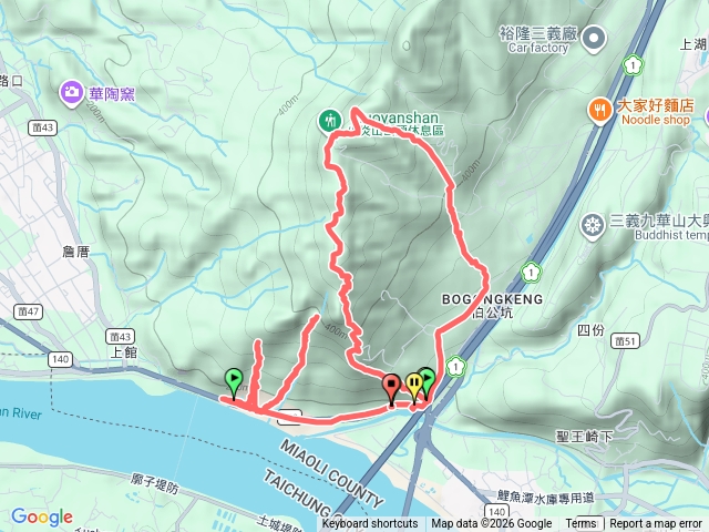 火炎山保護區北鞍步道預覽圖