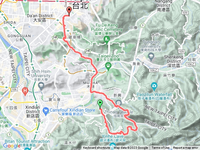 臺北大縱走第七段 政大-麟光站