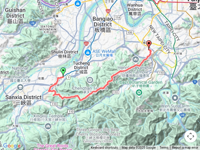 環台北天際線第十段 頂埔-南勢角（天上山系）