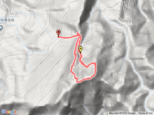 加里山 大坪p型路線