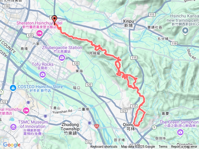 20250114龍鳳連稜西段（犁頭山-石頭坑山-高梘頭山）縱走