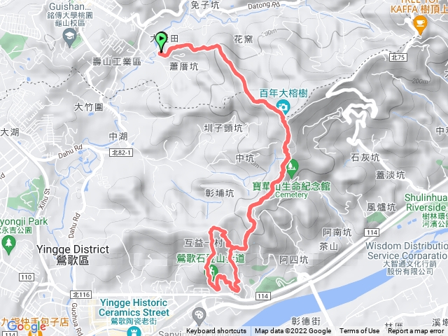 福源山縱走鶯歌石（來回）