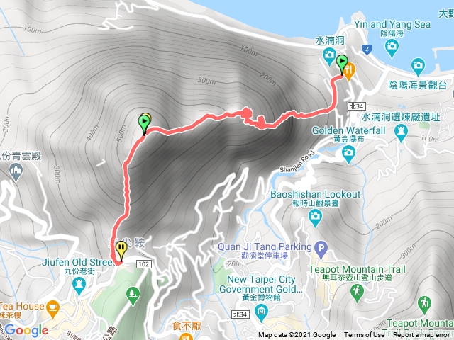 水湳洞出發登雷霆峰到基隆山