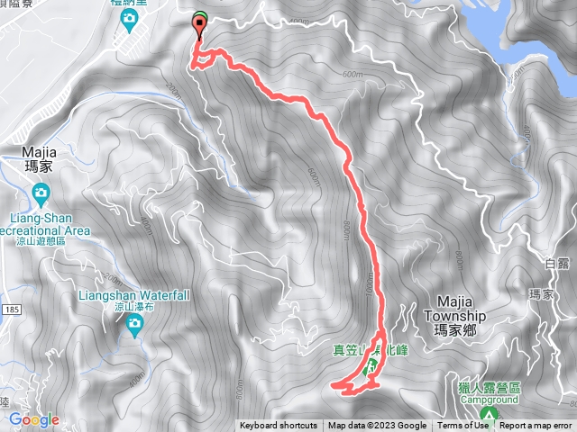 白賓山～真笠山