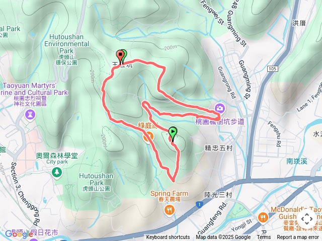 虎頭山龜崙山o型